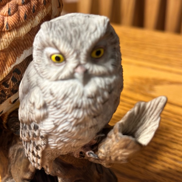 Lenox Screech Owls Fine Porcelain Owls Vintage 1991 - Lenox - Picture 5 of 8